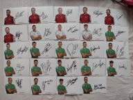 Zdjęcia 10x15 autografy Lechia Gdańsk sezon 2023/24 pierwszy strój