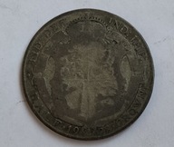 moneta srebro Wielka Brytania 1/2 korony half crown szyling 1922 Jerzy V