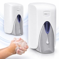 DOZOWNIK DO MYDŁA ŚCIENNY WISZĄCY HIGI24 500 ML BIAŁY