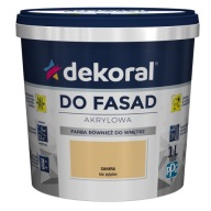 Dekoral do fasad Farba fasadowa zewnętrzna sahara 5L