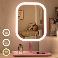 Lusterko do Makijażu, Podświetlane, Dotykowe, Przenośne, Na podróż