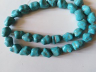 H5- TURKUS - bryłka - 12-10mm - sznur - (12sztuk)