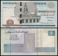 BNA - EGIPT 5 Funtów 2016 seria 366 nr 2492553 # P72ca # XF-