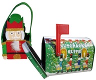 Puszka 'Skrzynka Pocztowa' Metalowa + Koszyk Dziadek