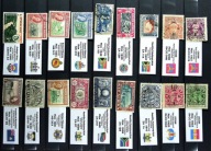 ZESTAW ZNACZKOW KOLONIE ANGIELSKIE INDIE COCHIN BORNEO NIASA RPA