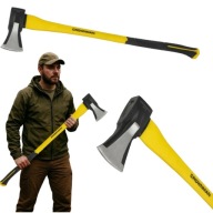 SIEKIERA ROZŁUPUJĄCA DO DREWNA 2KG 90CM – TOPOREK GŁOWICA ZE STALI WĘGLOWEJ