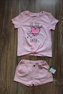 NOWY komplet Minotti t-shirt + szorty TXM 122 lato