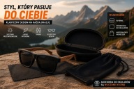 Stylowe okulary przeciwsłoneczne unisex TAC + etui i akcesoria w zestawie