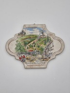 Płytka ceramiczna skocznia narciarska Wintenberg Hochsauerland 21 cm UNIKAT