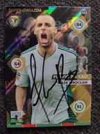 Karta panini autograf Śląsk Wrocław Flavio Paixao 15/16 Super Gwiazda
