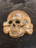 Rzadka czaszka SS Totenkopf – Sygnowana RZM 52 – Deschler & Sohn