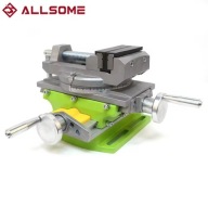 Imadło krzyżowe Allsome – 2 osie, rozstaw szczęk 80 mm, obrót do 90°