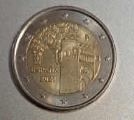 Hiszpania 2 euro 2021r. historyczne miasto Toledo