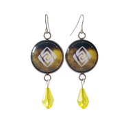 Kolczyki "Geo", żywioł ziemi, Genshin Impact