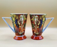 Porcelana 2 kubeczki 200ml Mikołaj idzie po cichu