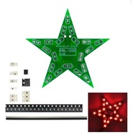 Zestaw DIY do Lutowania – Pięcioramienna Gwiazda LED RGB