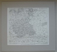 KRÓLESTWO POLSKIE W CZASIE POWSTANIA STYCZNIOWEGO 1863, MAPA