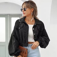 Kurtka damska bomber bez kaptura MODNA ZIMOWA LUŹNA ZWIEWNA rozmiar M