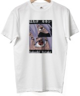 Naruto Kakashi Manga Anime Konoha Męska koszulka