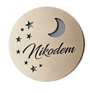 Lampka LED z imieniem na ścianę Grawer lampka nocna Lampka dla dziecka