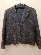 CACHE ITALY ŻAKIET MARYNARKA JEANS DŻINSOWA R.M/L ORYGINALNA HAFTOWANA