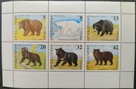 Bułgaria - Mi 3703/08klb. - Niedźwiedzie, ark.