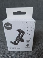 Setty Uchwyt Samochodowy Na Telefon / Nawigacje Czarny