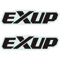 2x Naklejka z Logo EXUP 9cm dla YAMAHA YZF-R1 1999 Napis Nalepka 4XV2833820