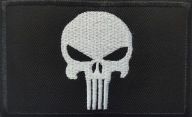 Naszywka PUNISHER Haftowana Naprasowanka Termo