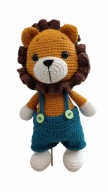 LEW miś szydełko maskotka zabawka prezent handmade amigurumi ręcznie
