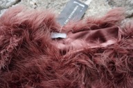 ZARA DENMARK ELEGANCKA WIECZOROWA ETOLA Z PIÓR STRUSIA BOLERKO ŚLUB MARABUT