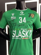 Koszulka meczowa drużyny WKS Śląsk Wrocław Piłka Ręczna z autografami