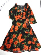 Z442_ WIZYTOWA SUKIENKA/ GLAMUR 42/44