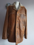 KURTKA SKÓRZANA KOŻUCH z skóry jagnięcej męski 52