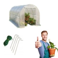 TUNEL FOLIOWY OGRODOWY 4X2,5M 8 OKIEN