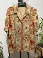 6 Bluzka Bhs artystyczne kwiaty typ hawajski wiskoza duża 3XL