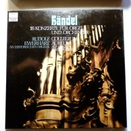 Handel 16 Konzerte fur organ Collegium Aureum Harmonia Mundi box 4 lp