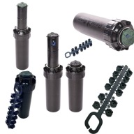 ZRASZACZ WYNURZALNY OGRODOWY ROTACYJNY 5004 PC RAINBIRD + DYSZE (7,6-15,2m)