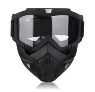 Maska narciarska snowboardowa rowerowa przeżroczyste szkiełka