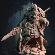 Strażnik Oceanu - Ahznagol - DM Stash - figurka RPG DnD D&D - druk 3D 14K