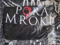 T-schirt męski czarny z napisem PORA MROKU (M)