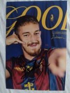 Zdjęcie autograf 10x15 Pogoń Szczecin sezon 24/25 Gol Kacper Łukasiak