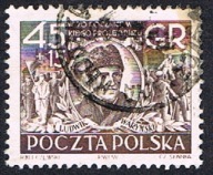 1952 Polska fi 625 - 70-lecie założenia partii "Proletariat"