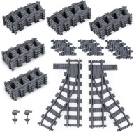 TORY KOLEJOWE HOTUT 32 EL ZESTAW KOLEI TORÓW PREZENT DZIECI ROZRYWKA ZABAWA