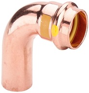 Kolanko miedź Viega 18 mm