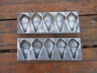 STARA ALUMINIOWA FORMA DO LIZAKÓW LODY