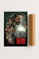 Plakat bez ramy 21x30cm The Walking Dead zombie | Pomysł na Prezent