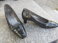 GABOR nr 37,5/4,5UK eleganckie czółenka skóra
