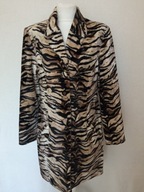 Damski płaszcz panterka jesienno-wiosenny r M