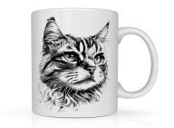 Kubek z nadrukiem KOTA na prezent na urodziny dla KOCIARY dziewczynki